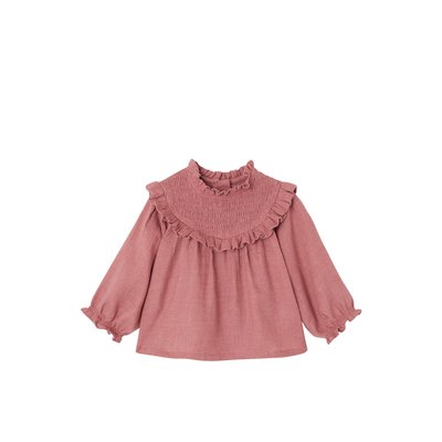 Blouse à smocks et son bandeau assorti VERTBAUDET