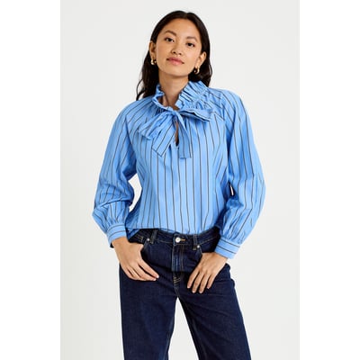 Blouse ample col montant manches longues CACHE CACHE