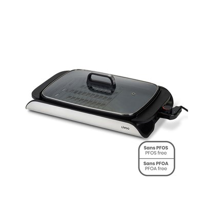 Plancha grill avec couvercle LIVOO
