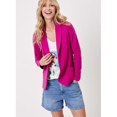 Veste souple unie maille bio CATLINE LA FIANCÉE