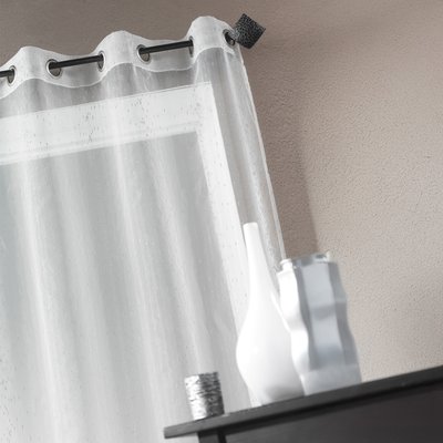 Voilage Organza fantaisie goutte métallique HOME MAISON