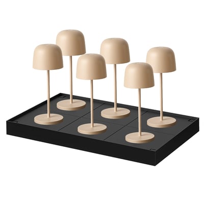 Lot de 6 Lampes de table avec socle 6x SOPHIA LUMISKY