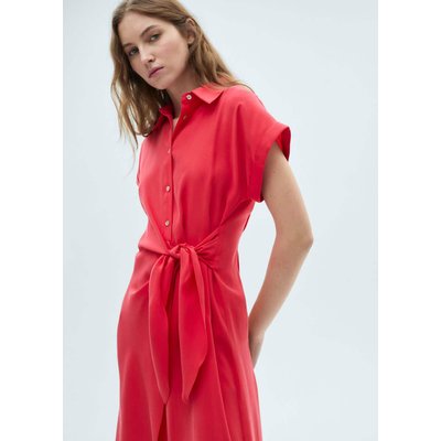 Robe chemisier croisée MANGO