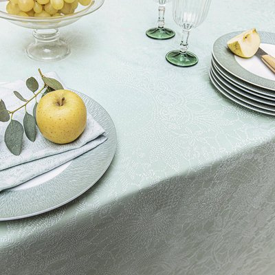 Nappe pur coton enduit imperméable MILLE GUIPURES GARNIER-THIEBAUT
