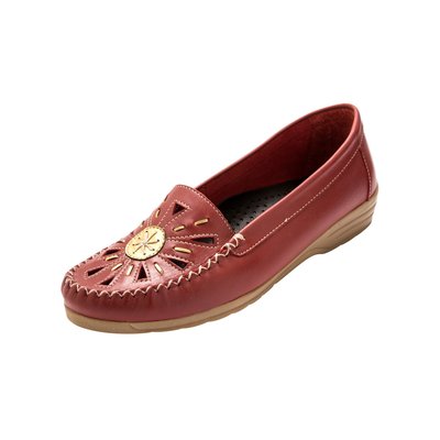 Mocassin fantaisie ajouré grande largeur PEDICONFORT
