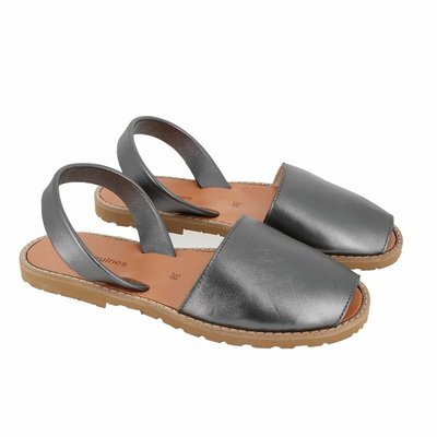 Sandales plates en cuir Avarca Metal MINORQUINES