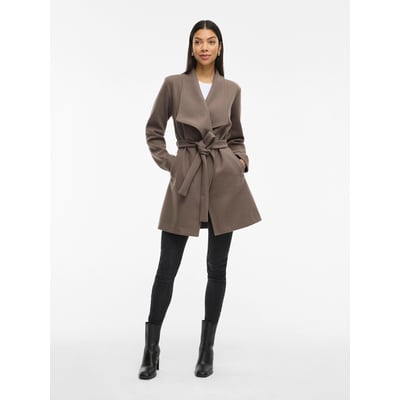 Manteau col italien à nouer VILA