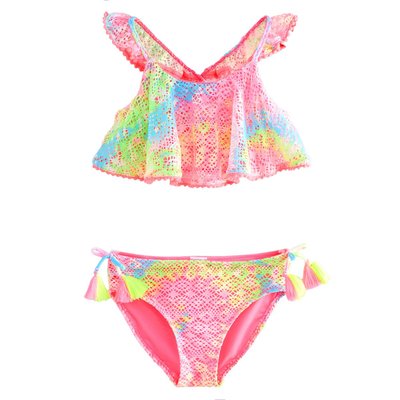 Bikini broderie frill NEXT