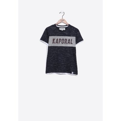 T-shirt Avec Inscription Texturée, Coupe Droite Brigt KAPORAL