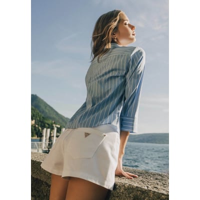 Short En Denim Tressé GUESS