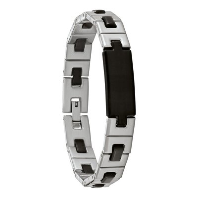 THASOS - Two-tone steel bracelet JOURDAN BIJOUX