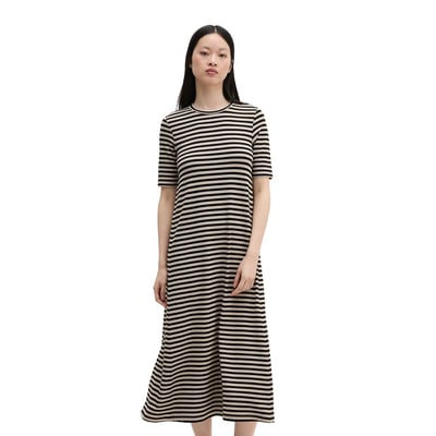 Robe en jersey rayé A-Shape en TENCEL™ Modal MARC O'POLO
