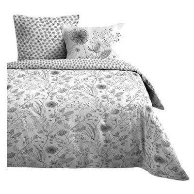 Housse de couette + taies Collection Black Flowers EDEN