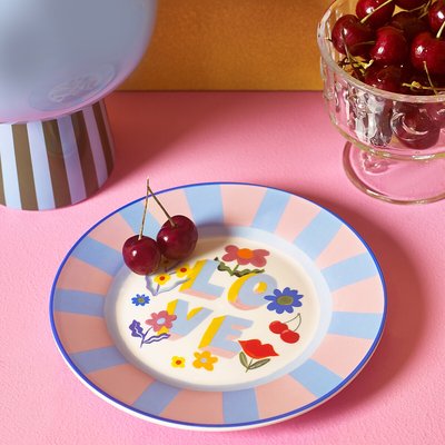 Mothers Day Cherry Special Side Plate ELEANOR BOWMER