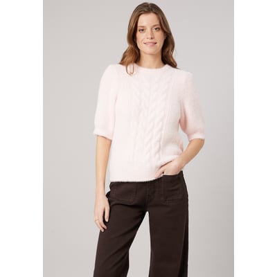 Pull femme en maille torsadée RENATA DEELUXE