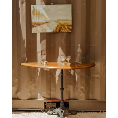 Console bistrot en bois Francine N°1076 - Bon état DEBONGOUT