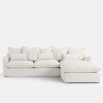 Hoekbank, rechts, mêlee polyester, Odna LA REDOUTE INTERIEURS
