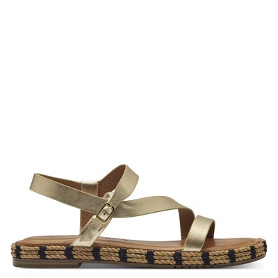 Sandales plates en cuir TAMARIS
