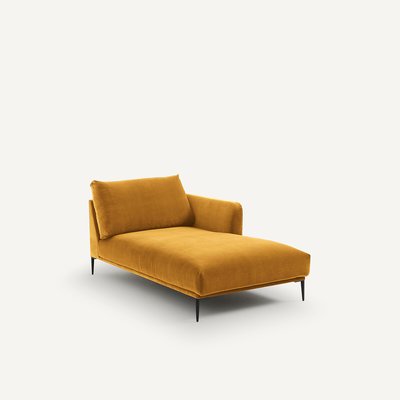 Méridienne velours, Oscar design E.Gallina AM.PM
