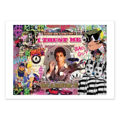 Affiche d’art 50 x 70 cm - The world is yours - Mr Pablo Costa WALL EDITIONS