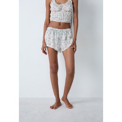 Short de pyjama satiné imprimé à fleurs PRATI ETAM