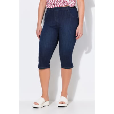 Corsaire en jean Sienna. Taille élastique ULLA POPKEN