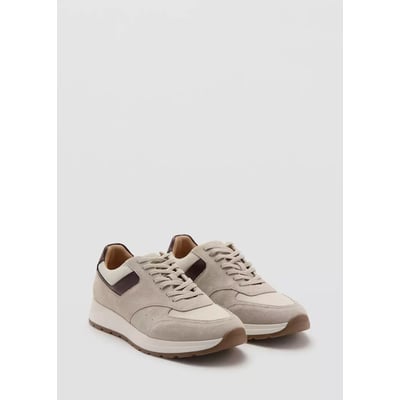 Tennis combinées cuir MANGO MAN