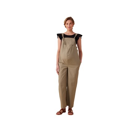 Salopette large grossesse effet lin ENVIE DE FRAISE