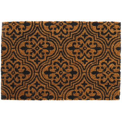 Paillasson en fibres de coco Arabesques 60 x 40 cm JARDINDECO