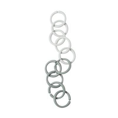 Lot de 10 anneaux de suspension gris DONE BY DEER
