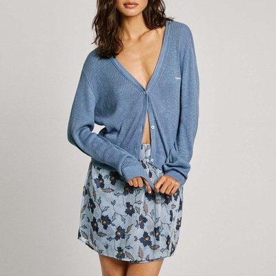 Cardigan À Col En V Côtelé PEPE JEANS
