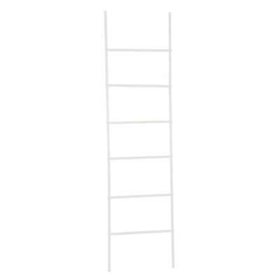 Porte serviettes échelle en métal blanc 45x170cm WADIGA