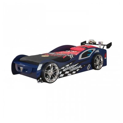 Funbeds Lit voiture Grand Turismo bleu + Matelas VIPACK