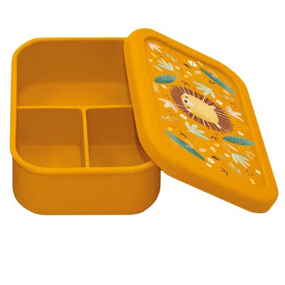 Boîte à lunch en silicone Chompy le lion SASSI JUNIOR
