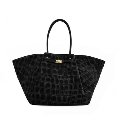 Grand sac cabas en cuir grainé et croûte de cuir OFF CAMPUS OH MY BAG