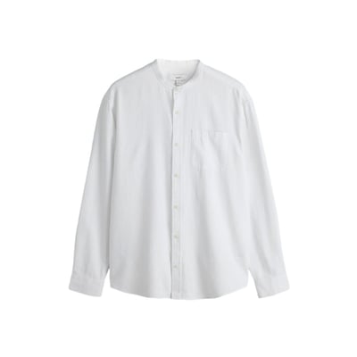 Chemise à manches longues en lin et coton NEXT