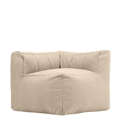 Pouf fauteuil d'angle modulaire intérieur et extérieur en oléfine toutes saisons Oeko-Tex® - ZEN ICON