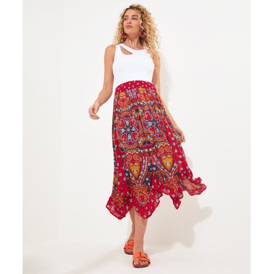 Jupe imprimé tropical discount