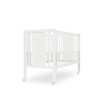 Lit Bébé Mod. Basic - blanc INTERBABY