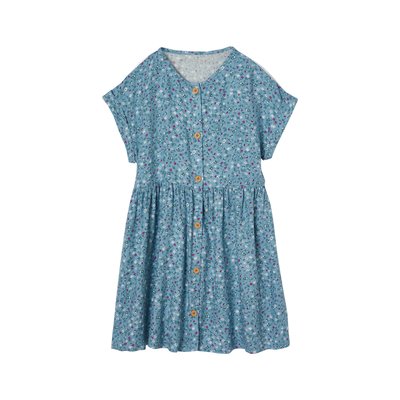 Robe à fleurs boutonnée VERTBAUDET