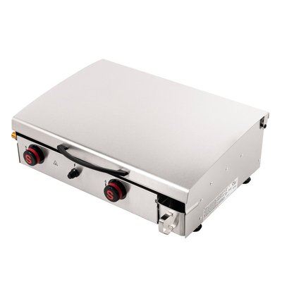 Plancha à gaz avec 2 brûleurs SOMAGIC