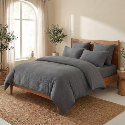 Parure de lit en Gaze de Coton - Coton 57 fils EDEN