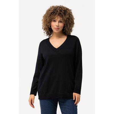 Pull col en V et manches longues ULLA POPKEN