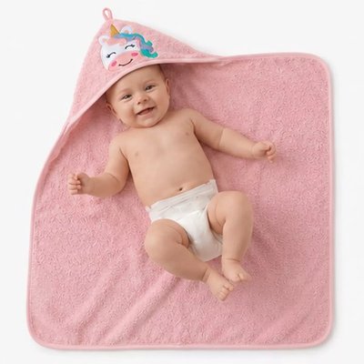 Cape de bain pur coton PETITE LICORNE GARNIER THIEBAUT