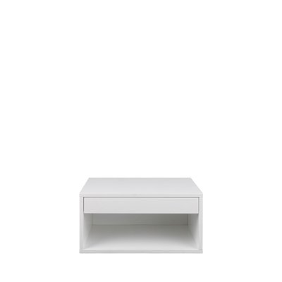 Table de chevet murale 1 niche, 1 tiroir en bois - MANO DRAWER