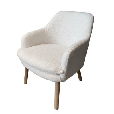 Fauteuil en tissu bouclette - CALIN MATHI DESIGN