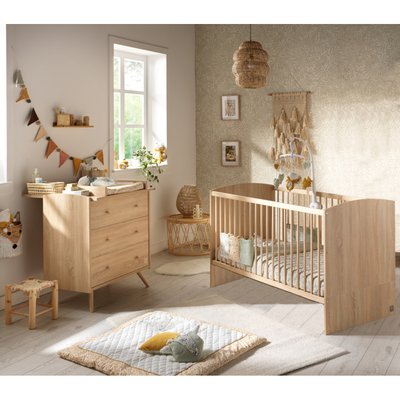 Chambre bébé, Lit évolutif et Commode à langer SAUTHON