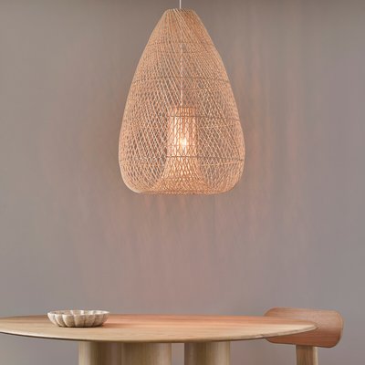 Suspension en rotin tressé, diamètre 56 cm, TITOU AM.PM