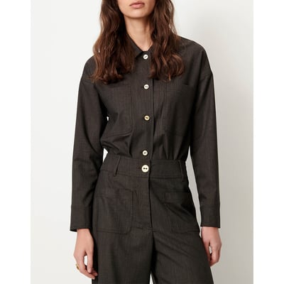 Notteri Striped Long Sleeve Shirt SESSUN