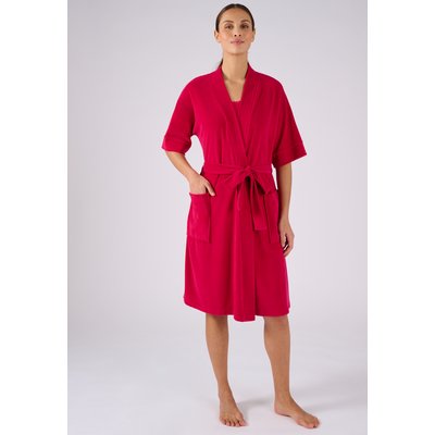 Robe de chambre forme kimono, maille bouclette DAMART
